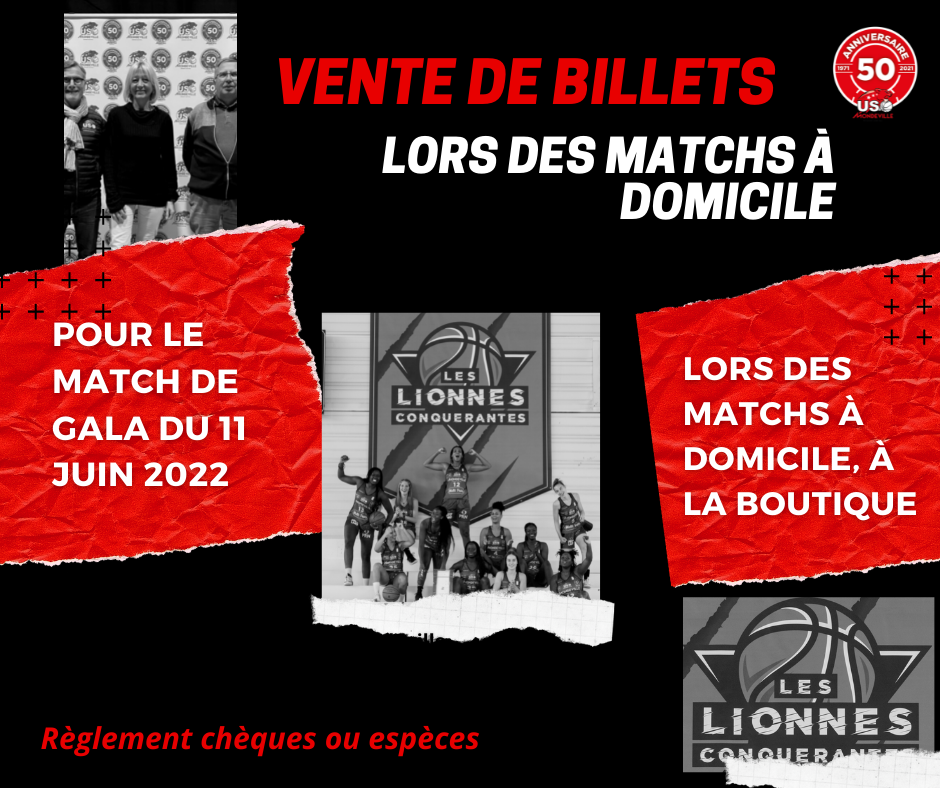 vente sur match à domicile