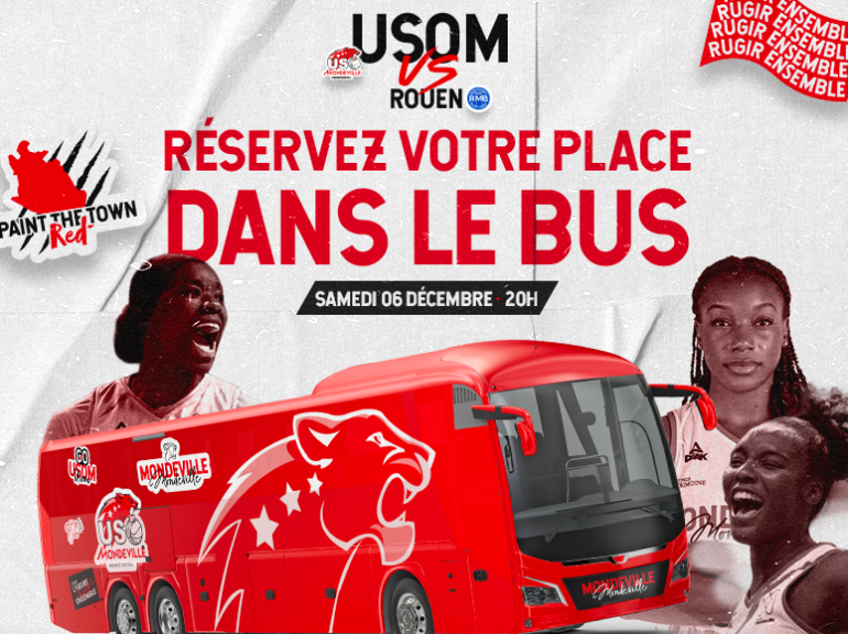 USOM vs Rouen : réservez votre place dans le bus !
