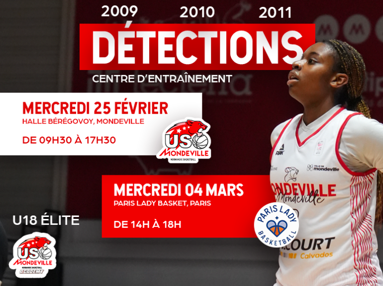 Détections centre d'entraînement